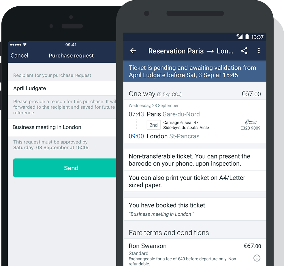 Trainline mobile apps